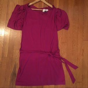 New York & Company Dresses - Fuchsia New York & Company Waist Tie Dress New York & Company Dresses - Fuchsia New York & Company Waist Tie Dress